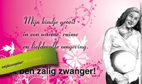 Affirmatiemagneet Zalig Zwanger