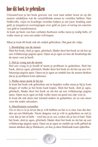 Stenen vertellen over Geld & Geluk