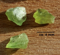 Peridoot ruwe brokjes