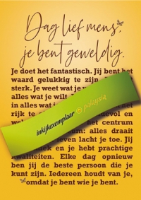 Confidence Builder Card