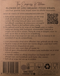 Flower of Life organic food wraps