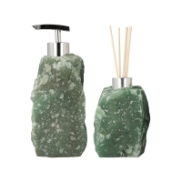 Groene kwarts Zeeppompje en diffuser